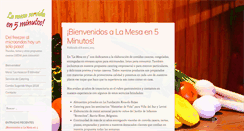 Desktop Screenshot of lamesaen5.com.ar
